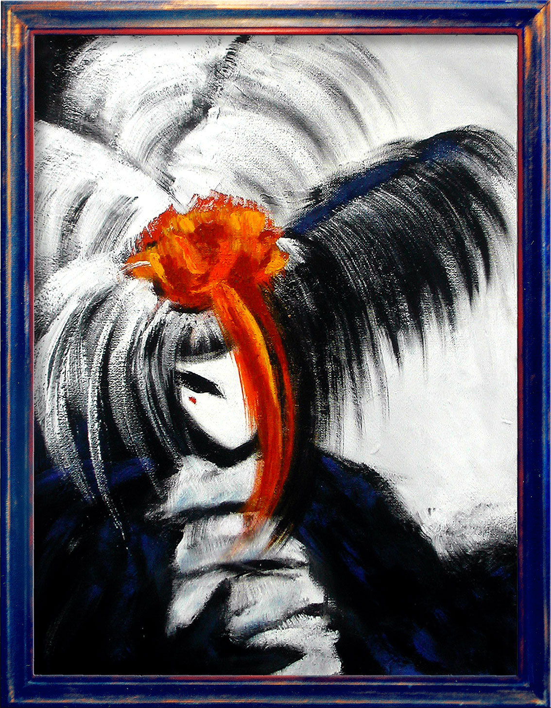 Masques de Venise - Dame-aux-plumes - Dominique Evangelisti